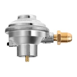teengse propane regulator valve, low pressure regulator with 3/8inch male flare fitting for 1lb standard propane tank and extension hose with 3/8inch female flare fitting