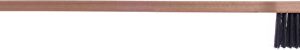 Carlisle FoodService Products 4577200 Carbon Steel Bristle Pizza/BBQ Oven Brush, 39" Overall Length