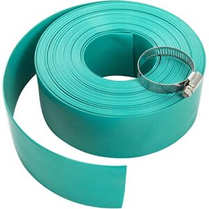 Aqua Select 1½" 200 Ft Vinyl Flexible | Swimming Pool | Backwash Hose for Swimming Pools | Includes Hose Clamp | Heavy Duty and High Strength | UV Protected | Easy Storage