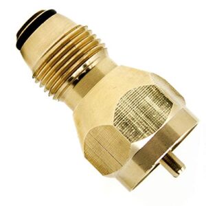 gasone 50190 refill adapter pol type for steel propane cylinder, gold color