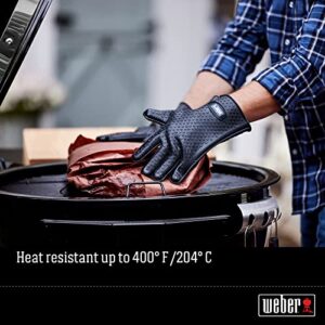 Weber Silicone Grilling Gloves, Black