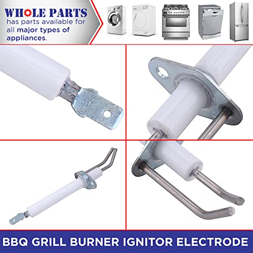 Whole Parts BBQ Grill Burner Ignitor Electrode Part # 008090-000 - Replacement & Compatible with Some Viking Grills - Replaces AP5318792 - Non-OEM Appliance Parts & Accessories - 2 Yr Warranty