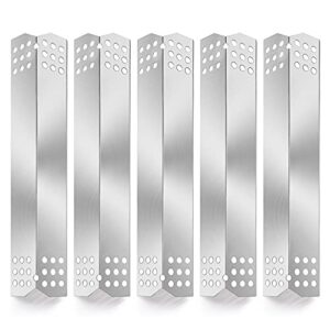 criditpid replacement parts for nexgrill 720-0882a 720-0896 720-0830h 720-0783e, grill master 720-0697 720-0737, set of 5 stainless steel flame tamer parts for nexgrill 720-0882a 5 burner grill