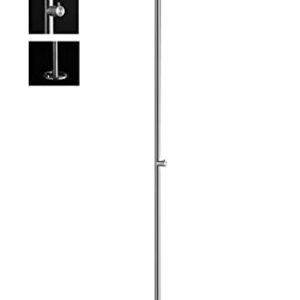 Wayime 87" Separable&Composable Free-Standing Brushed Stainless Steel 304 Rainfall Outdoor Shower