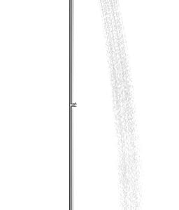 Wayime 87" Separable&Composable Free-Standing Brushed Stainless Steel 304 Rainfall Outdoor Shower