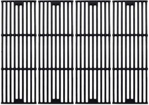 gassaf 19 3/4 inch grill grid grates replacement for chargriller 5050, 3001, 3008, 3030, 4000, 2121, king griller 3008 5252, cast iron grill cooking grid grates(19-3/4” x 6-3/4” each)(4-pack)