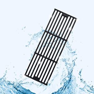 GasSaf 19 3/4 inch Grill Grid Grates Replacement for Chargriller 5050, 3001, 3008, 3030, 4000, 2121, King Griller 3008 5252, Cast Iron Grill Cooking Grid Grates(19-3/4'' x 6-3/4'' Each)(4-Pack)