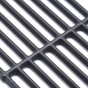 GasSaf 19 3/4 inch Grill Grid Grates Replacement for Chargriller 5050, 3001, 3008, 3030, 4000, 2121, King Griller 3008 5252, Cast Iron Grill Cooking Grid Grates(19-3/4'' x 6-3/4'' Each)(4-Pack)