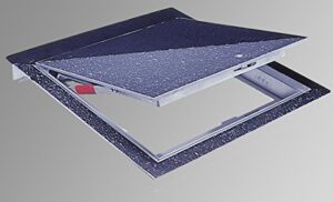 acudor ft-8040 floor door 24 x 24 for vinyl tile/carpet