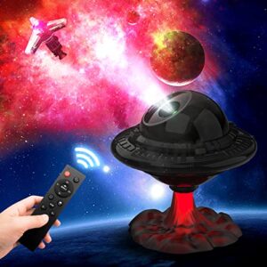 bestyijo star projector galaxy night light, ufo galaxy projector, timer, touch and remote control, starry nebula led ceiling projector, room decor for bedroom, gifts for birthdays, valentine’s day