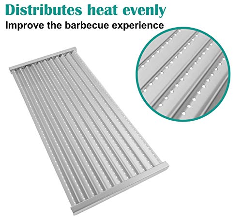 EasiBBQ Emitter Plates for Charbroil Grill 463242515, 463367016, 463242516, 466242515, 466242615, 463243016, 463367516, 466242516, 466242616, 463346017, Stainless Steel