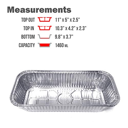 (35 Pack) Drip Pans Compatible with Weber Grills 6498 Smokefire l Summit l Genesis II Heavy Duty Aluminum Foil Liner