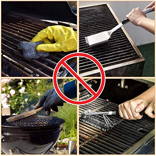 Armonik Grill Cleaning Brick - Bloque de limpieza de Piedra de pómez ecológica sin olor. para limpieza de parrillas, para eliminar el oxido y la grasa.