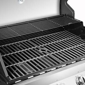 Dyna-Glo DGP483SSN-D Premier 4 Burner Natural Gas Grill, Stainless
