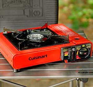 Cuisinart CGG-1050 Portable Butane Camping Stove with Carrying Case - 8,000 BTU Burner - Perfect for Camping and Tailgating