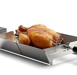 Philips Kitchen Appliances Philips HD6971/00 Smoke-Less Grill Rotisserie Attachment, Stainless Steel