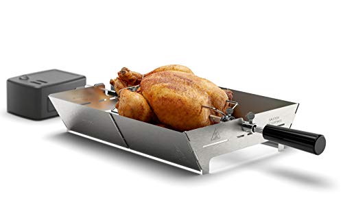 Philips Kitchen Appliances Philips HD6971/00 Smoke-Less Grill Rotisserie Attachment, Stainless Steel