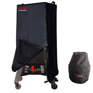 BroilPro Accessories Smoker Cover Fits Masterbuilt 20050716 Thermotemp Propane Smoker Including Tank Cover