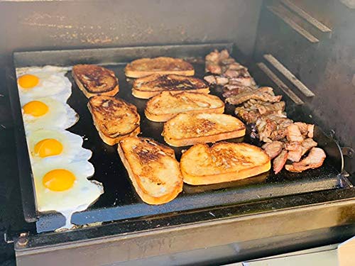 BBQ Hack Griddle Hack | Pancakes, Omelettes, Bacon, Stir Fry, Smash Burgers, and More On Your Pellet Grill | Griddle Insert Accessory (16.5" Deep X 17.25" Wide Griddle Hack)