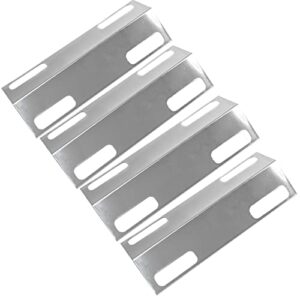 hongso 15 3/8″ stainless steel cooking grill heat plates shield for affinity 3000 series, 4 burner ducane affinity 3100 3200 3400, 4100, affinity 31421001, spi351(4-pack heat tent, burner covers)