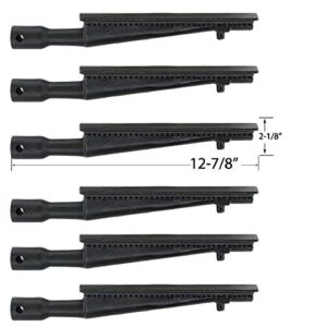 Grill Parts Gallery Replacement Cast Iron Burner for Select Brinkmann 810-2720-0, 810-4435-2, Nexgrill 720-0082-S-05, Gas Models, 6-Pack
