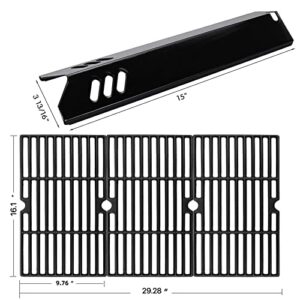 Hisencn Grill Kits for DynaGlo DGF510SBP, DGF510SSP, DGF510SSP-D, Heat Plate and Cooking Grid for Backyard BY13-101-001-13, GBC1460W, GBC1461W, GBC1462W, GBC1059WB, BH13-101-099-01, BH14-101-099-01