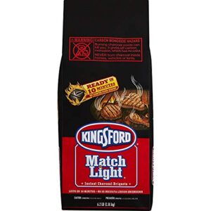 kingsford instant charcoal match light briquets (4-pack)