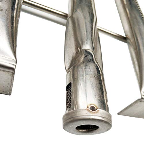 Mokia Universal BBQ Grill Replacement Tube,Stainless Steel U-Shaped Grill Heating Furnace Tube,Universal Barbecues Grills Spare Pipe Replacement Parts