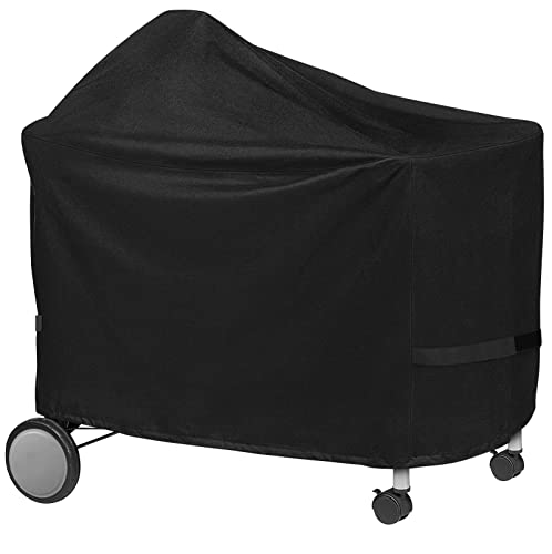 iCOVER 600D Water Proof Canvas Grill Cover for Weber 7152 Performer Platinum and Deluxe 22" Charcoal Grills