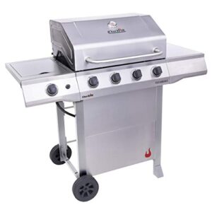 Char-Broil 463352521 Performance 4-Burner Cart Style Liquid Propane Gas Grill, Stainless Steel