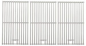 petkao 18 13/16 x 9 13/16″ stainless steel cooking grill grate for kitchenaid 720-0745b 720-0745a 740-0780 720-0709c 720-0826 720-0819 nexgrill 720-0745 720-0745a 720-0745b, 3pcs