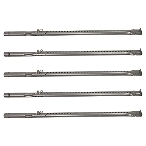 UpStart Components 5-Pack BBQ Gas Grill Tube Burner Replacement Parts for Charbroil 463335517 - Compatible Barbeque Stainless Steel Pipe Burners