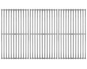 hongso 18.75 inch sus304 stainless steel gas grill grates replacement for sams member mark,charbroil,jenn-air,grand hall,g601-0015-9000.scd453