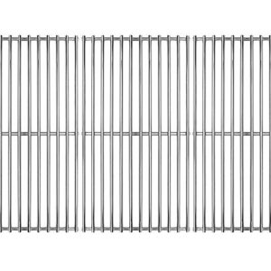 Hongso 18.75 inch SUS304 stainless steel gas grill grates replacement for Sams Member Mark,Charbroil,Jenn-Air,Grand Hall,G601-0015-9000.SCD453