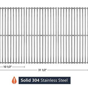 Hongso 18.75 inch SUS304 stainless steel gas grill grates replacement for Sams Member Mark,Charbroil,Jenn-Air,Grand Hall,G601-0015-9000.SCD453