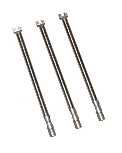 Weber Part 62799 19-1/2" 3 Burner Tube Set for Natural Gas Genesis 300 Series Grills with Front Mount Control Knobs Made 2011-2016.