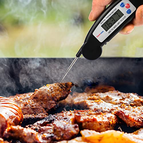 FaverCOOL Digital Food Meat Candy Thermometer, Instant Read Probe Thermometer for Cooking Grilling and Smoking Oven Cooking