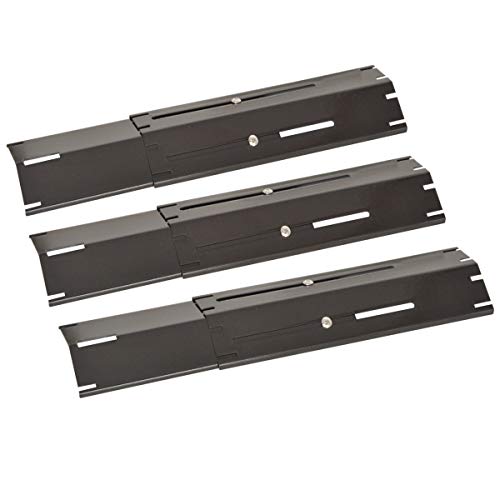 only fire Porcelain Enameled Universal Replacement Adjustable Flavorizer Bar for Most Gas Grills, Extends from 11.75" up to 21" L, Set of 3