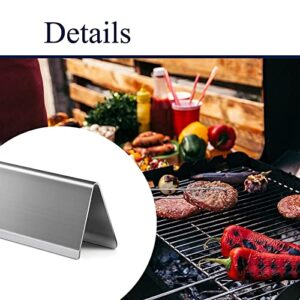 Boloda 13 1/4" Heat Deflector and 17.5" Flavorizer Bars Replacement for Weber 7620 7622, Genesis 300 Series E310 E330 S310 S320 EP/CEP-310 EP/CEP-320 EP/CEP-330 with Front Control Knobs 2011 & Newer