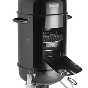 Cuisinart COS-118, Vertical Charcoal Smoker, 18" & KINGSFORD Heavy Duty Deluxe Charcoal Chimney Starter | BBQ Chimney Starter for Charcoal Grill and Barbecues