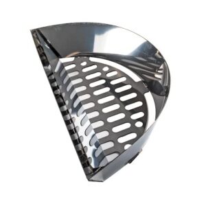 slow ‘n sear stainless steel charcoal basket for 18″ charcoal grills from sns grills
