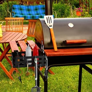 Griddle Caddy for Blackstone Griddle Accessories, Space Saving Grill Accessories Storage Caddy, BBQ Accessories Holder for Blackstone 28”-36” Griddle with a Magnetic Tool Holder and 6 J-Hooks