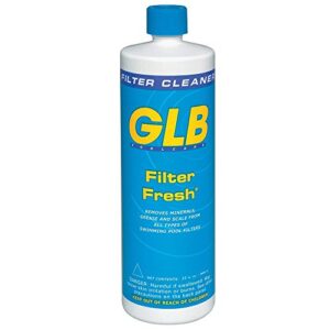 glb pool & spa products 71010 1-quart filter fresh pool filter cleaner