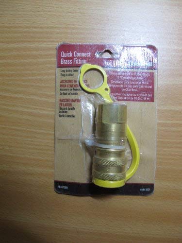 Char-Broil Universal Quick-Connect Coupler, brass