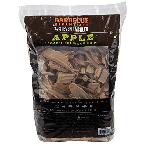 Steven Raichlen's Project Smoke Smoking Chips - (Apple)192 cu. in. - Kiln Dried, All Natural Coarse Wood Smoker Chunks- 1 Pound Bag Barbecue Chips