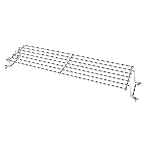 QuliMetal Stainless Steel Warming Rack for Weber Spirit II 200 Series (2017 and Newer), Weber Spirit II E210, II E220, II S210, II S220 with Up Front Control, Warming Grates Replace for Weber 67026