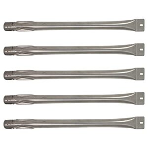 upstart components 5-pack bbq gas grill tube burner replacement parts for kenmore 148.16156210 – compatible barbeque stainless steel pipe burners