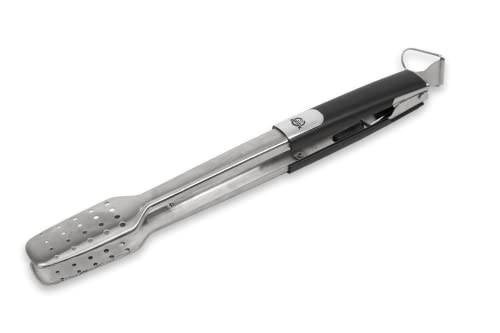 Pit Boss Grills Soft Touch BBQ Tongs, Silver/Black, (67387)