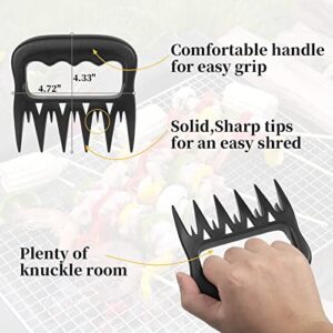 MAEXUS Meat Claws for Shredding Pulled Pork Chicken and Beef, Barbecue Meat Shredder, BBQ Grill Tools Accessories Gift for Smoker Slow Cooker Meat Claws (2 Pcs)