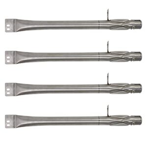 upstart components 4-pack bbq gas grill tube burner replacement parts for brinkmann 810-3660-0 – compatible barbeque stainless steel pipe burners